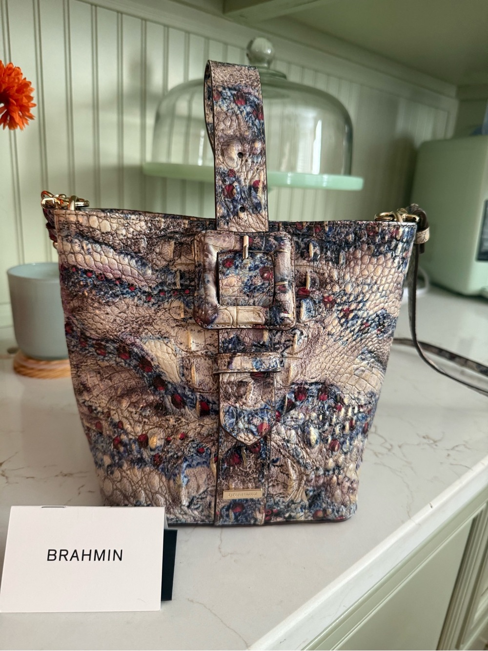 BRAHMIN SUPER EASY PULL OPEN TOP!